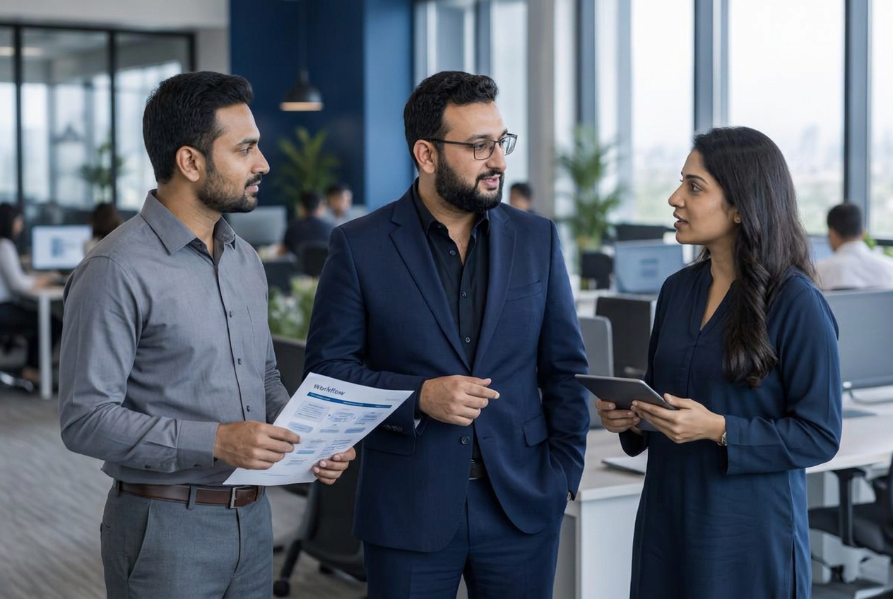 Pakistani operations managers at Lenux Solutions