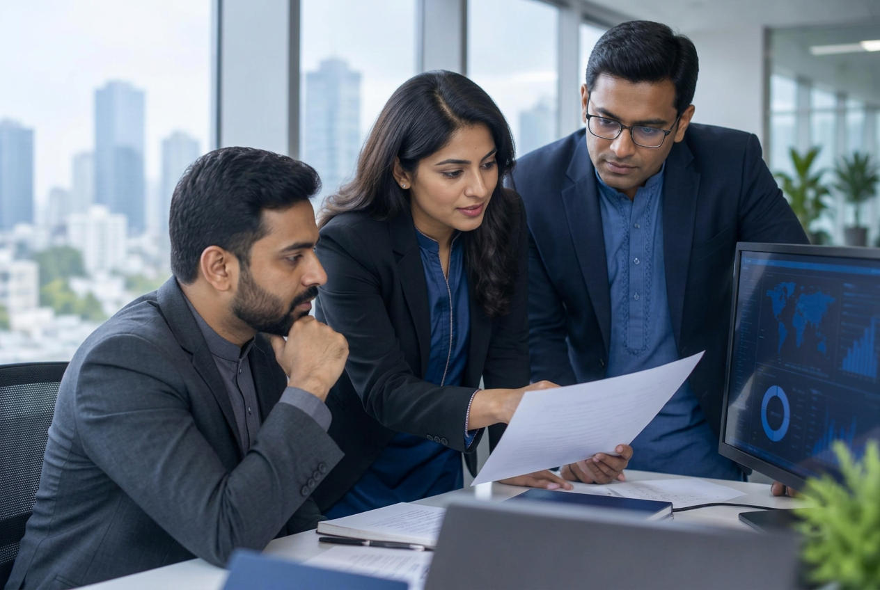 Pakistani quality and compliance professionals reviewing operations
